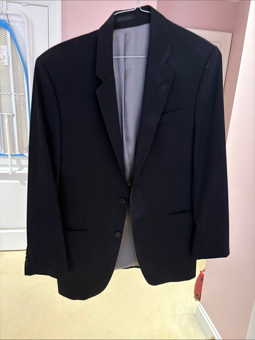 Calvin Klein Men's Classic Black Notch Lapel Blazer